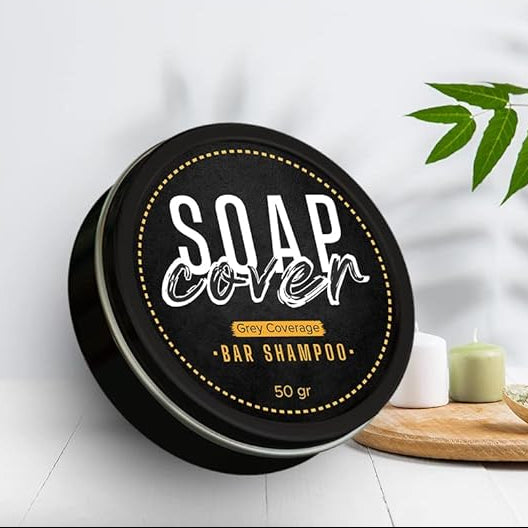 Jabón comprimido para cubrir el cabello