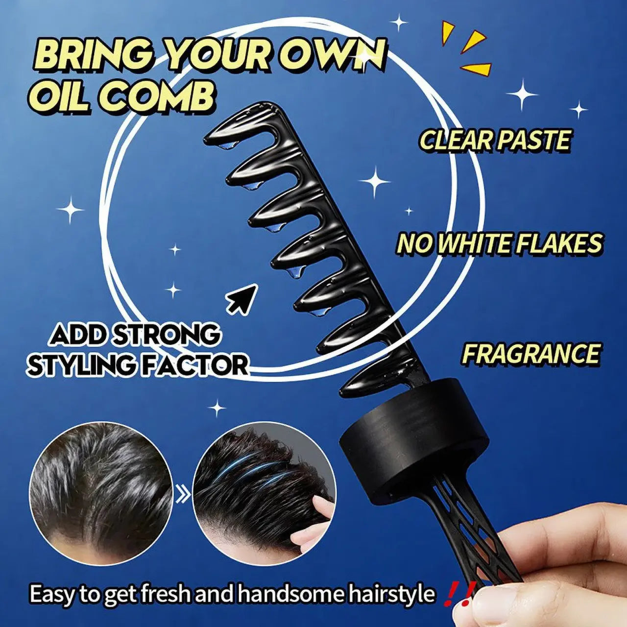 Gel Fuerte con Ajuste de Cera – Estilo Duradero, Acabado Profesional (280 ml)