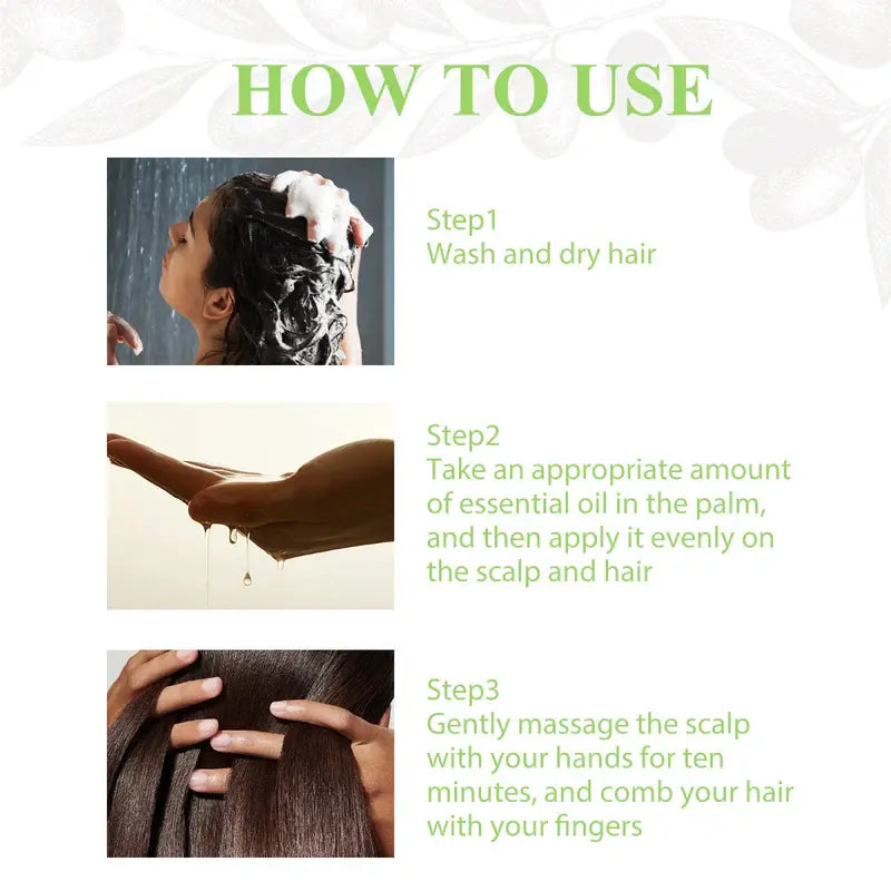 EELHOE Aceite Esencial de Romero para el Cuidado del Cabello – Crecimiento y Reparación 🌿